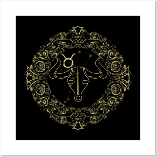 Zodiac Sign Taurus Posters and Art